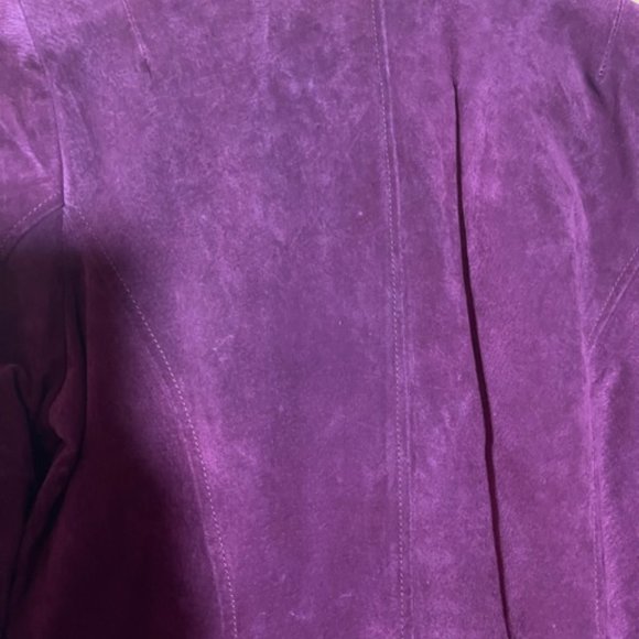 Cranberry leather/suede new jacket - Picture 10 of 14